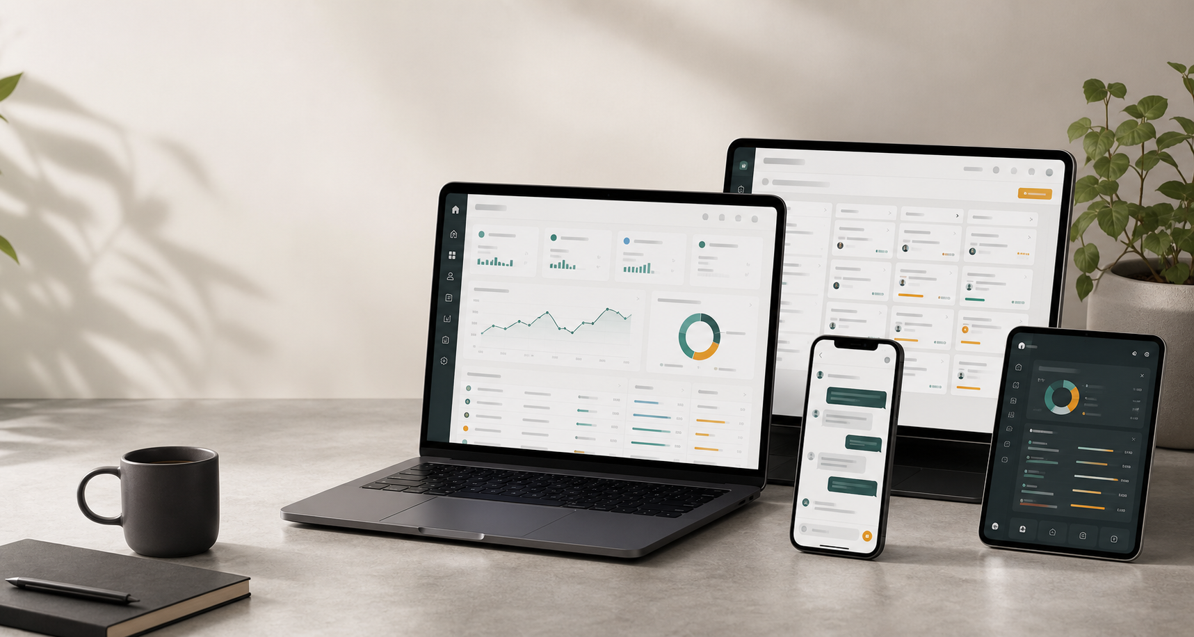 Custom software dashboards built by Auxier Systems